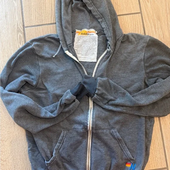 Aviator Nation Hawaii Patch Zip Hoodie - Picture 5 of 16